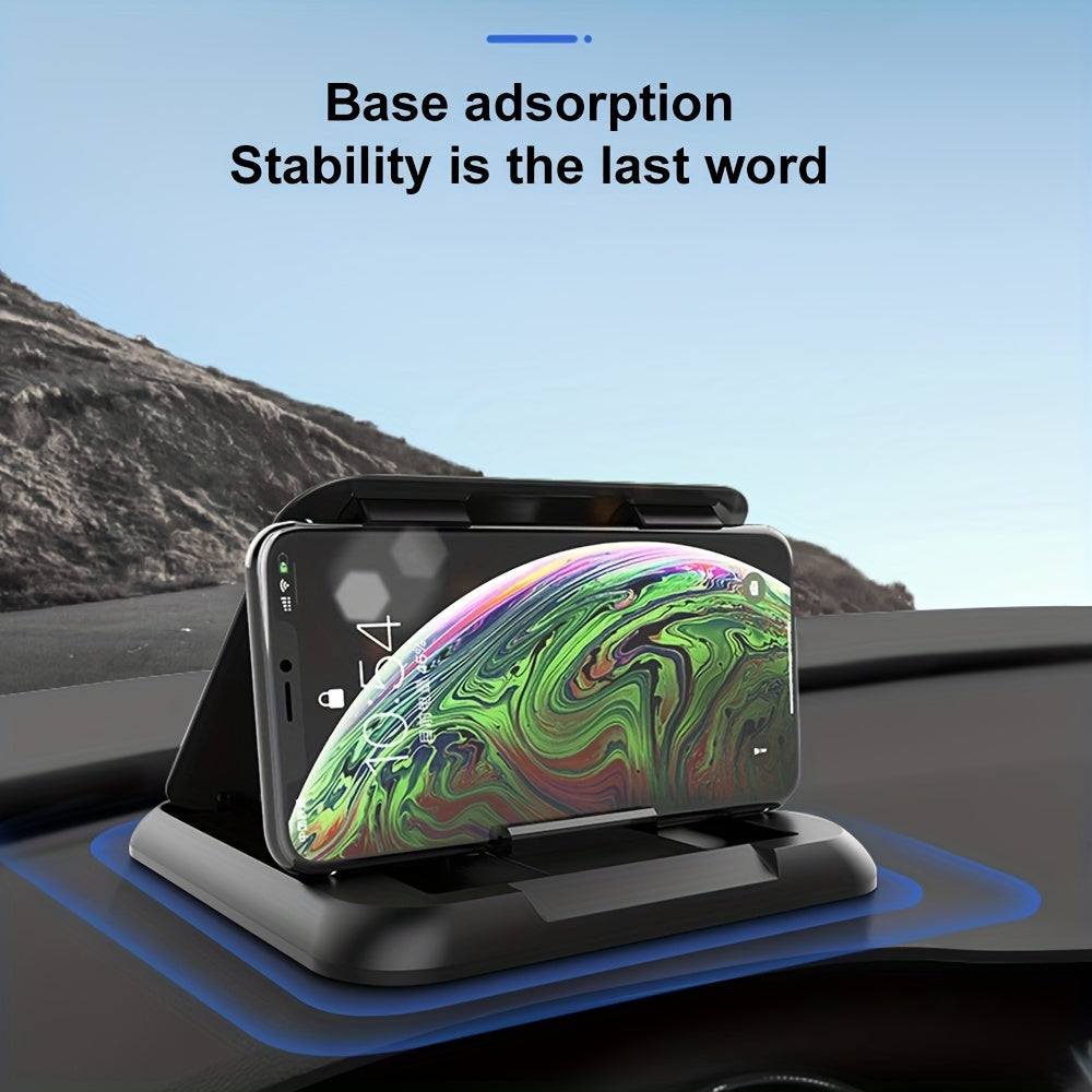 Soporte universal para teléfono de coche con pinza ajustable negro para smartphones
