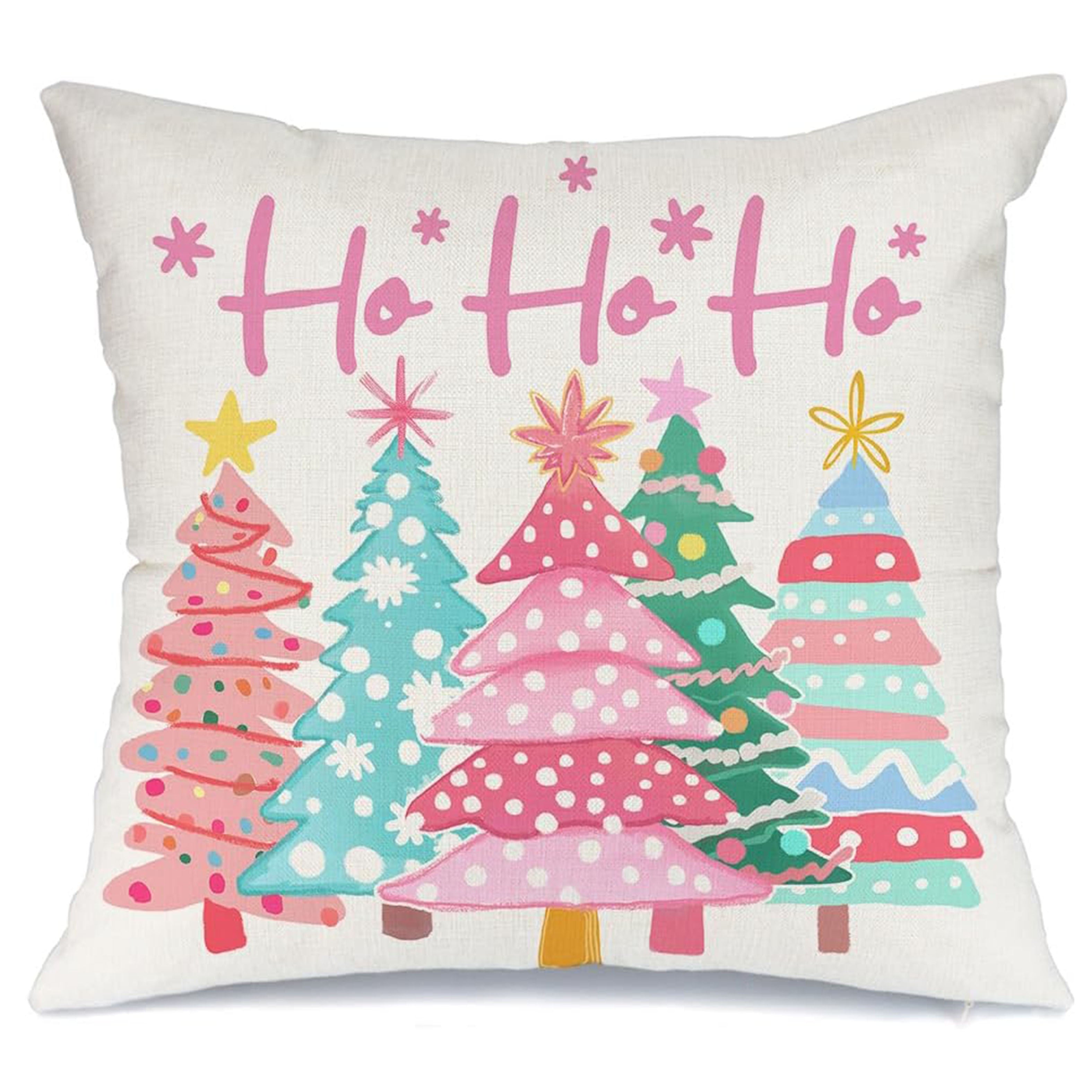 Qog'ozli Rojdestvo Daraxti Yostiq qoplami uchun Fermer uyining yotoq xonasi yoki divan uchun 1 dona bayram bezaklari