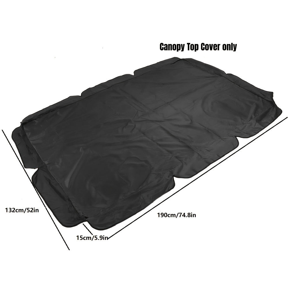 Waterproof Sun-Resistant Patio Swing Canopy Cover 190T Polyester Taffeta