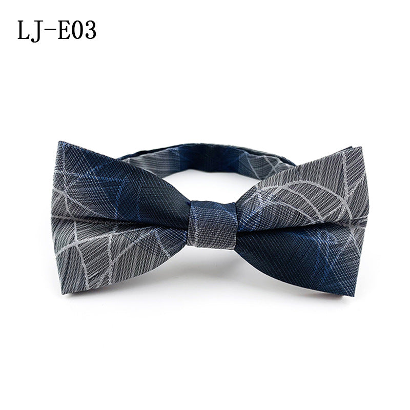 Men's Bow Tie Polyester Jacquard Fabric for Formal Events