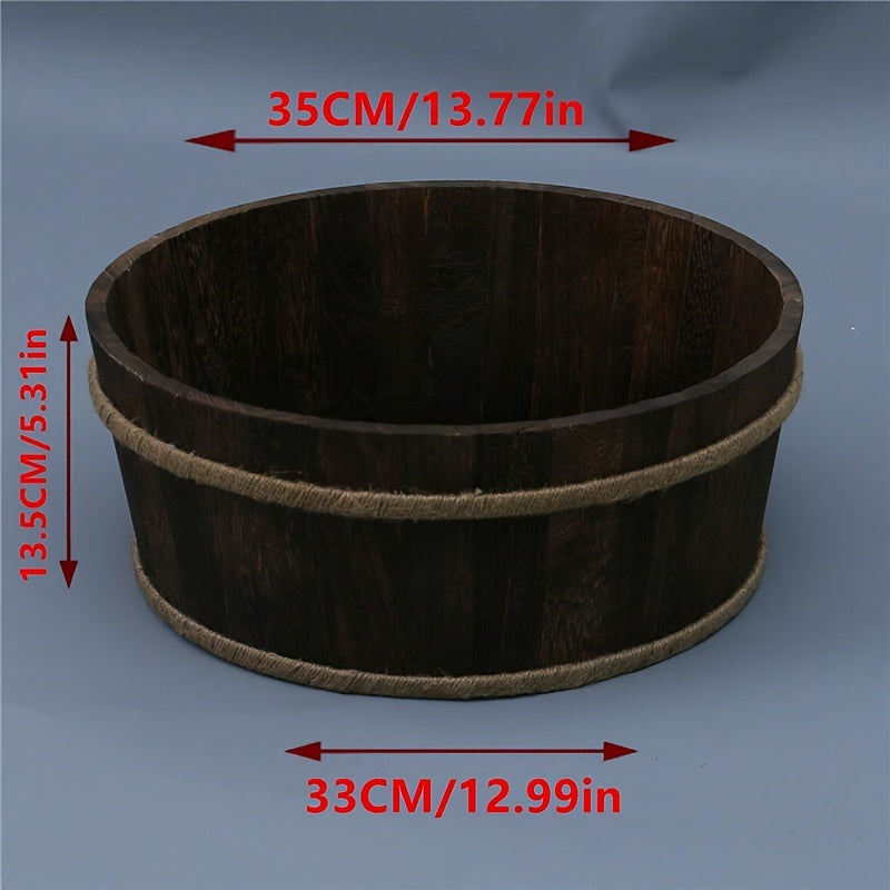 Wooden Baby Photography Props Bed with Baby Basin for Newborn Photos