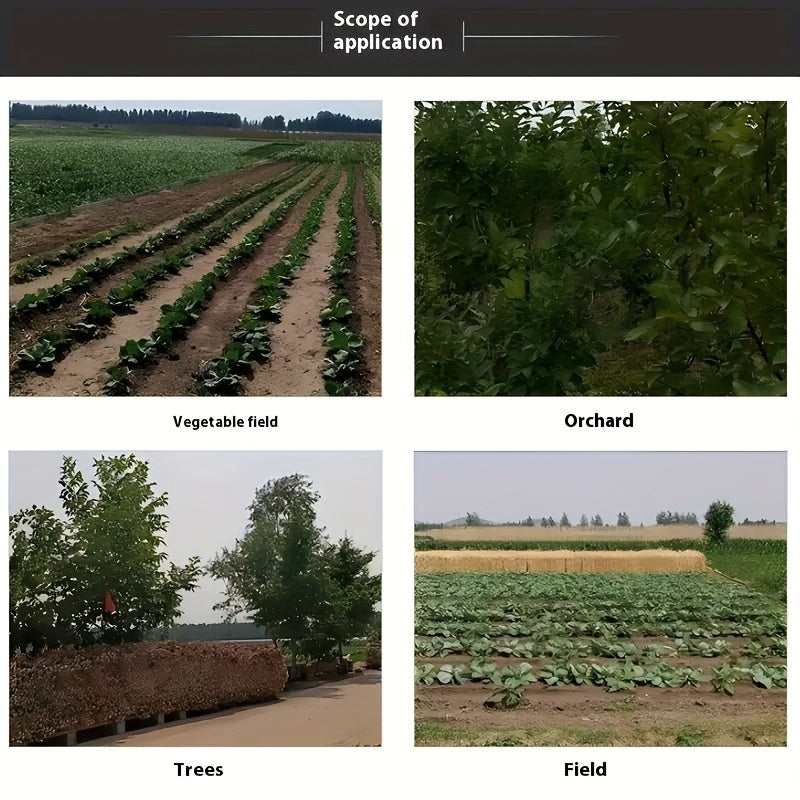 2 телескопические штанги с 3,3 м нержавеющим шланговым распылителем для высоконапорного распыления при поливе, покраске и сельском хозяйстве.