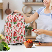 Pink Strawberry-Themed Kitchen Blender Dust Cover with Handle