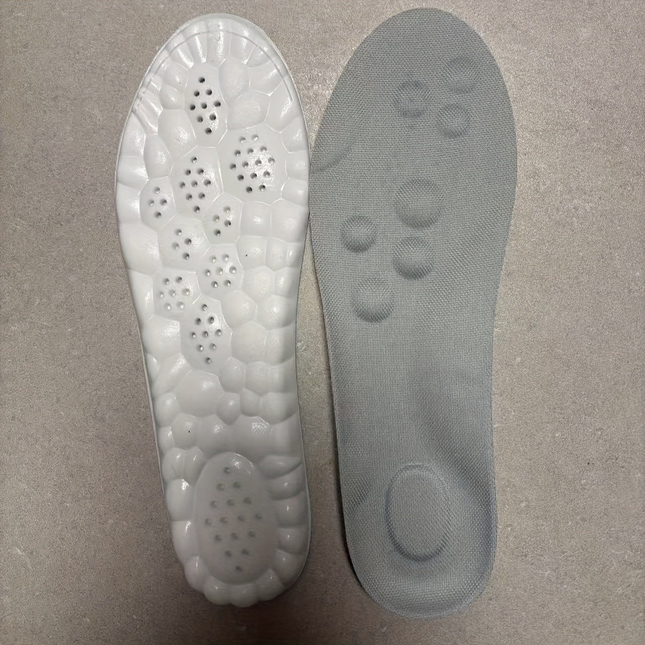 Unisex 4D Latex Sports Insoles Super Soft High Elastic Comfort