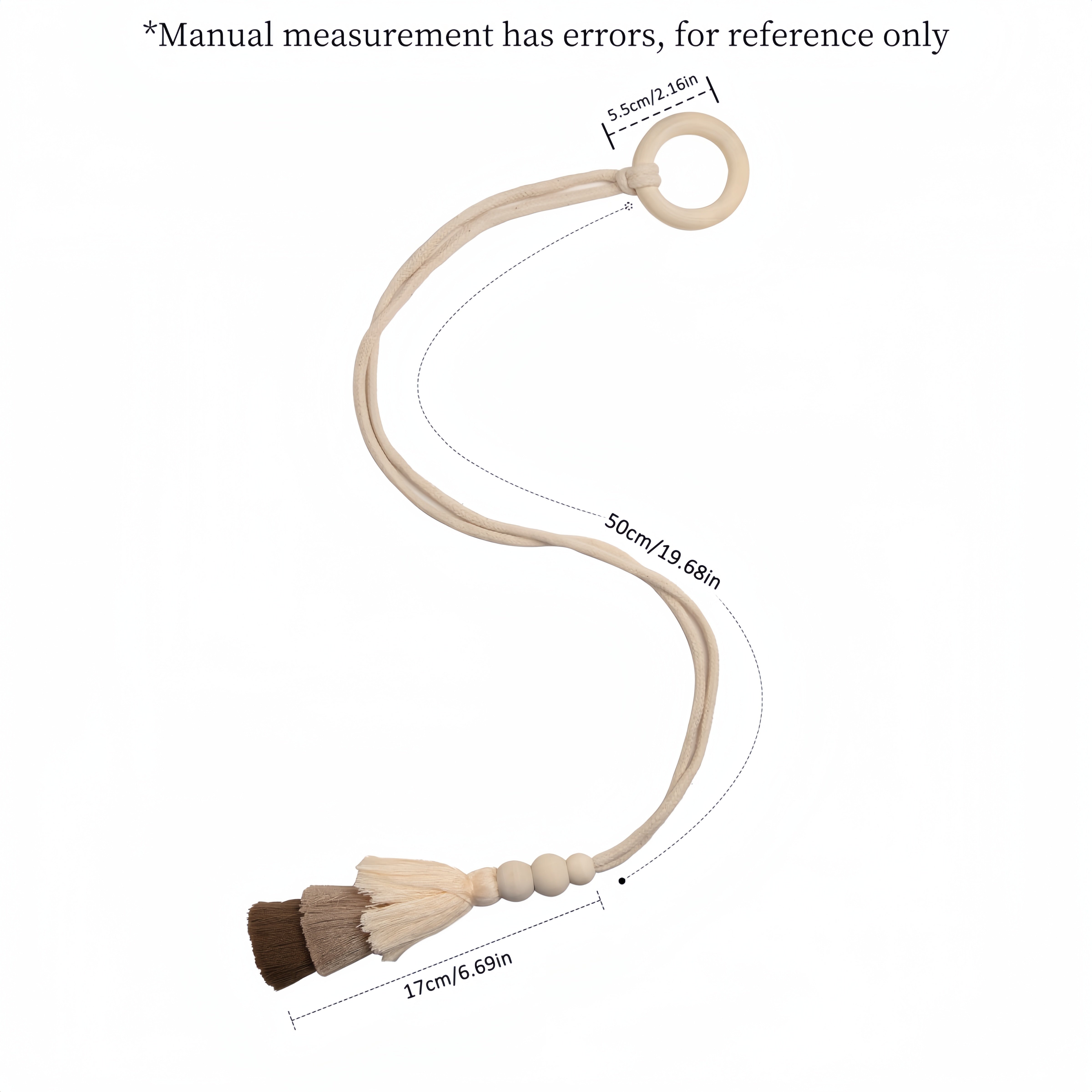 Set of 2 Magnetic Curtain Tiebacks Silk Rope Holdbacks for Living Room and Bedroom