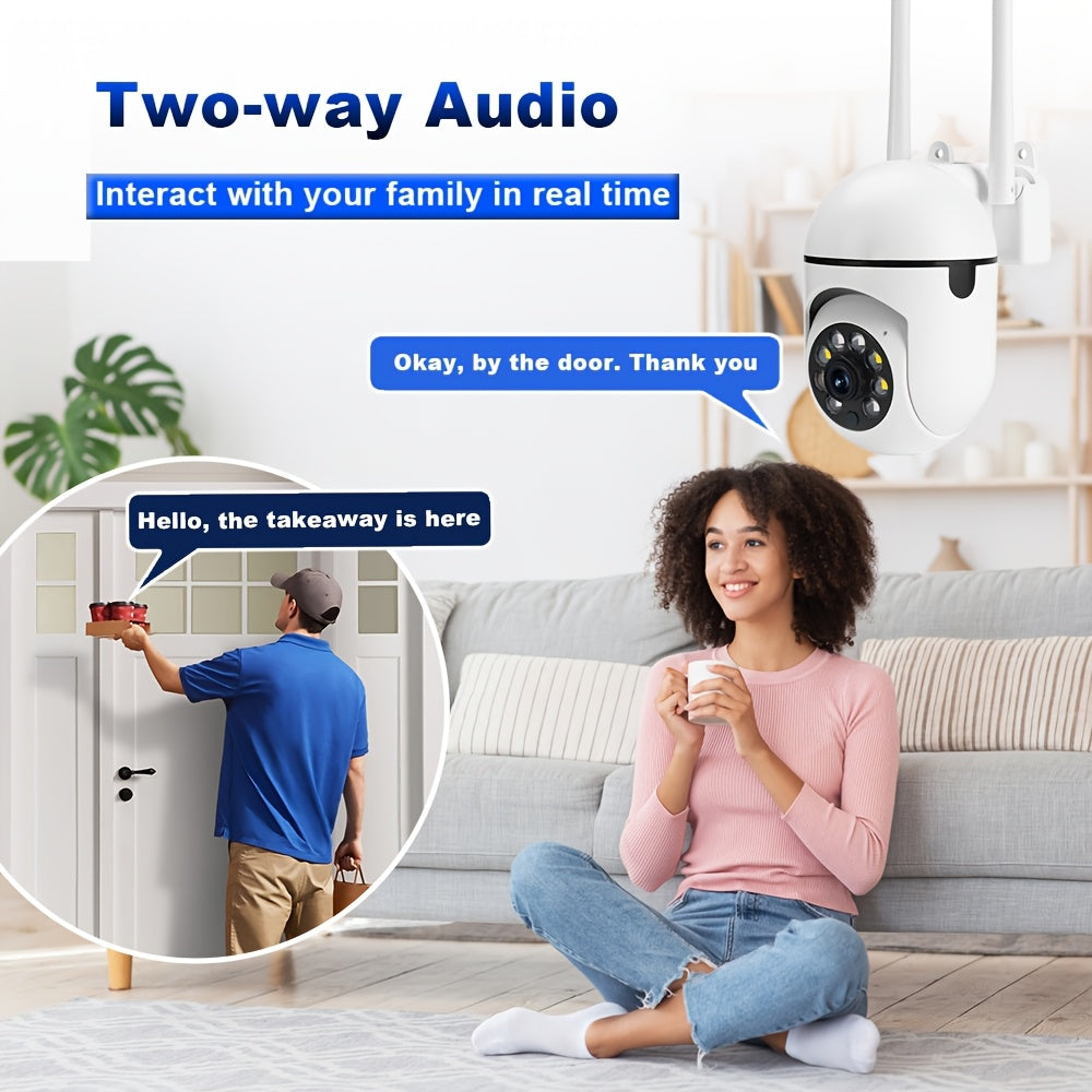 2 yoki 4 ta simsiz 1080P HD aqlli xavfsizlik kameralaridan birini tanlang, Pan/Tilt/Zoom, Rangli Tungi Ko‘rish, 2-kanalli Audio va Harakatni Kuzatish xususiyatlari bilan. Yoshlarni kuzatish uchun ideal.