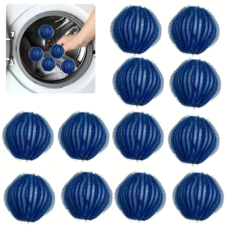 12 Pieces Lint Remover for Washing Machine Hair and Fuzz Catcher Laundry Accessories