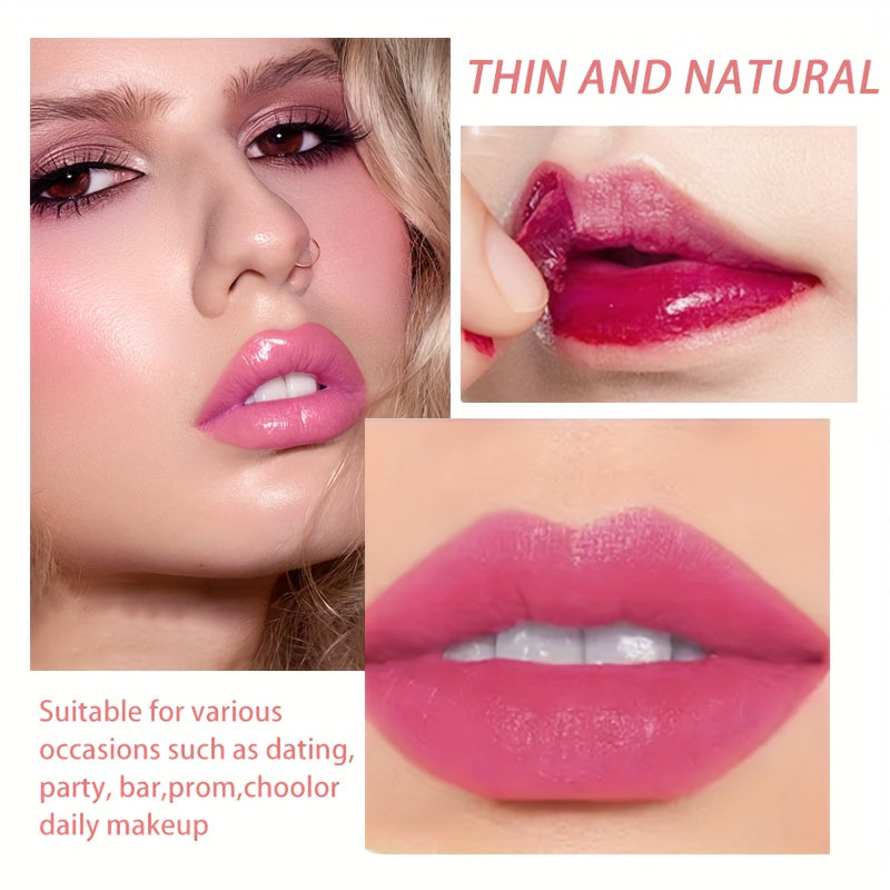 Женская матовая помада для губ, водостойкий блеск для губ с натуральным оттенком