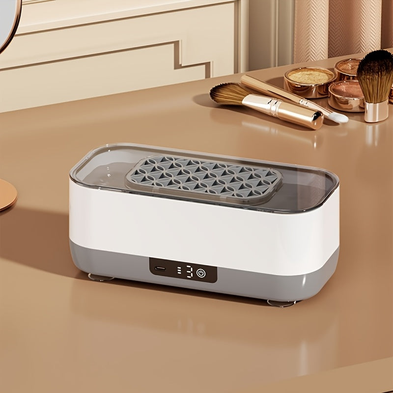 Limpiador automático de brochas de maquillaje, recargable por USB, batería de litio para joyas, gafas y objetos pequeños
