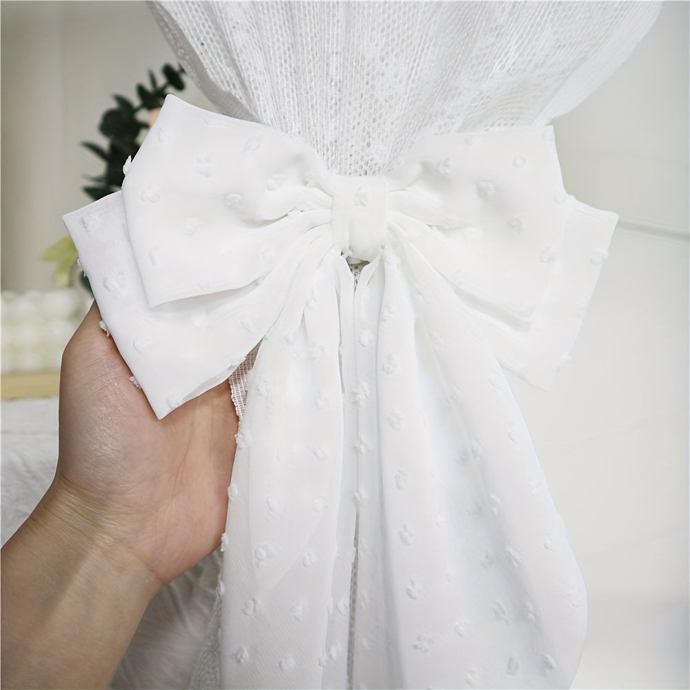 Chic Bow Holdbacks for Curtains, Stylish Home Decor, Easy Curtain Control