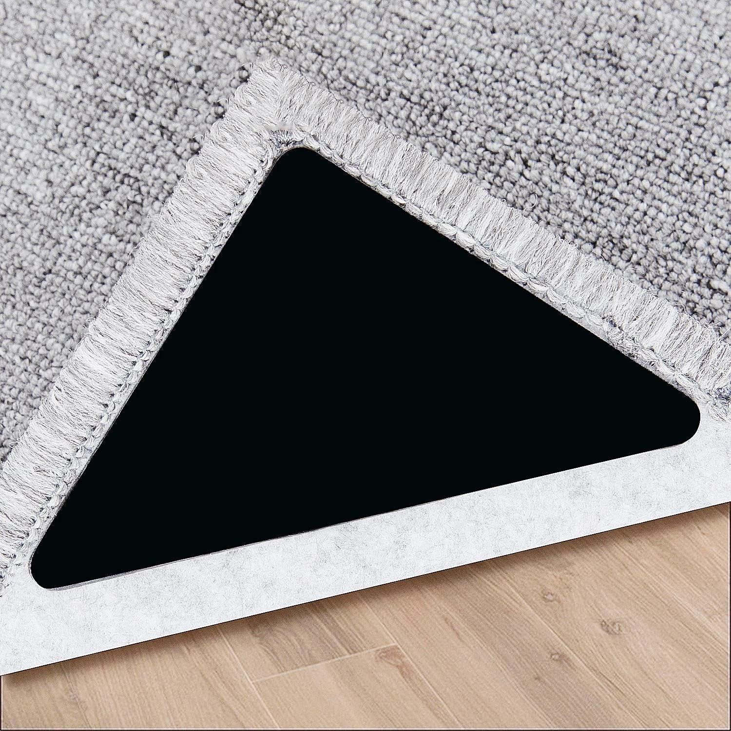 Cinta de alfombra de doble cara, lavable, desmontable, antideslizante, adhesivo para alfombras para suelos de madera dura