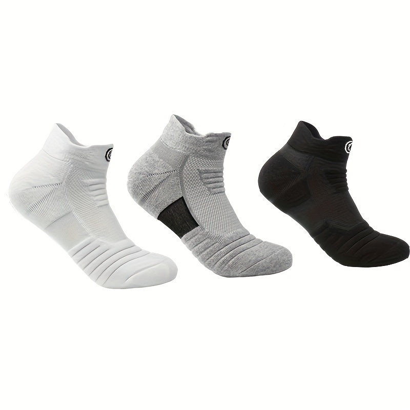 Set of 6 Men's Low-Cut Sport Socks Breathable Odor-Absorbing Sweat-Absorbing