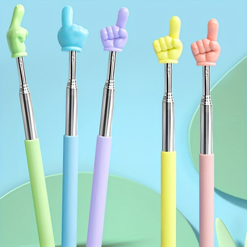 Varita retráctil para lectura para enseñanza de piano y uso doméstico