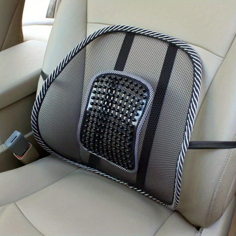 Car Waist Cushion Breathable Summer Seat Backrest Lumbar Support Office Car Interior