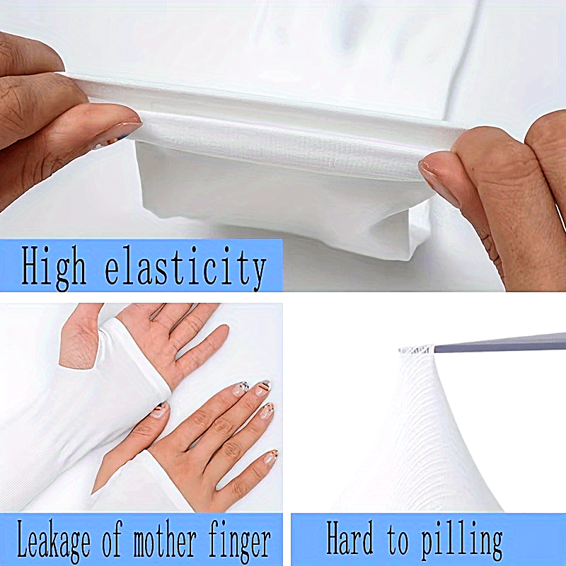 Manga de hielo para hombres y mujeres, manga de verano para motociclistas, funda delgada de tela