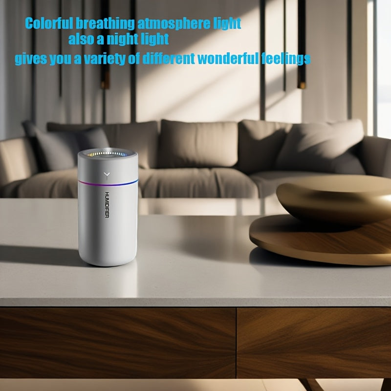 2 ta paket Ultrasonik Diffuzor Namlagich va Kechqurun chiroq bilan Sovuq Bug'