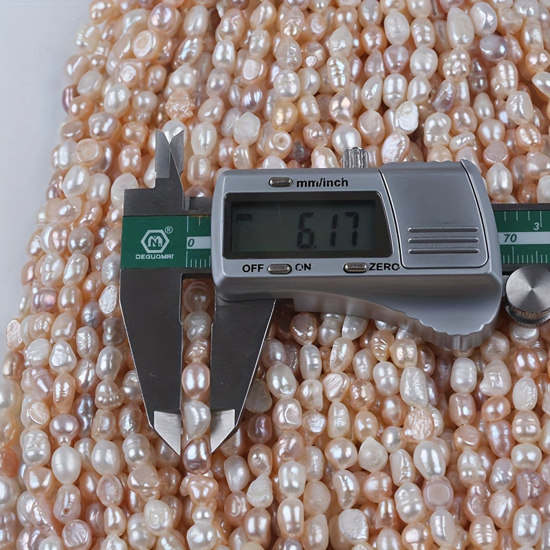 Freshwater Cultured Pearl Necklace 6-7mm White Pink Purple Natural Luster Jewelry