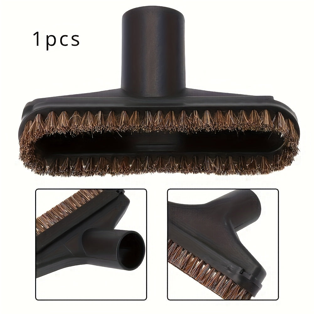 32mm Upholstery Dusting Tool Vacuum Cleaner Nozzle with Dense Bristles and Slide-On Design