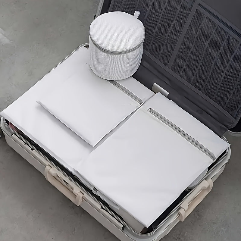 Mesh Laundry Bags Set of 1 2 3 5 for Delicate Clothing Washing Machine Safe Underwear Bras Socks Travel Storage