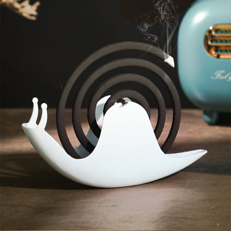 Snail Shape Incense Holder Iron Fireproof Sandalwood Burner for Home Decor