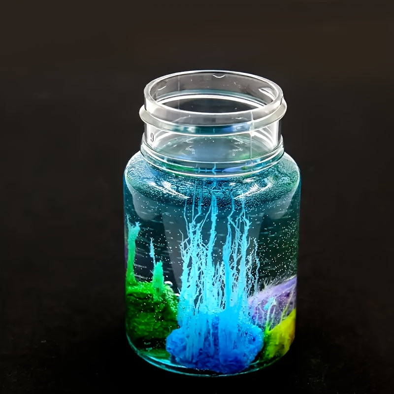 1 to'plam Sehrli Suvda Qolish Bog'i To'plami - DIY Suv Tosh Tajriba To'plami, Quvvat Kerak Emas, Bayram Bezaklari va Sovg'alar Uchun Mukammal, Plastikdan Yasalgan