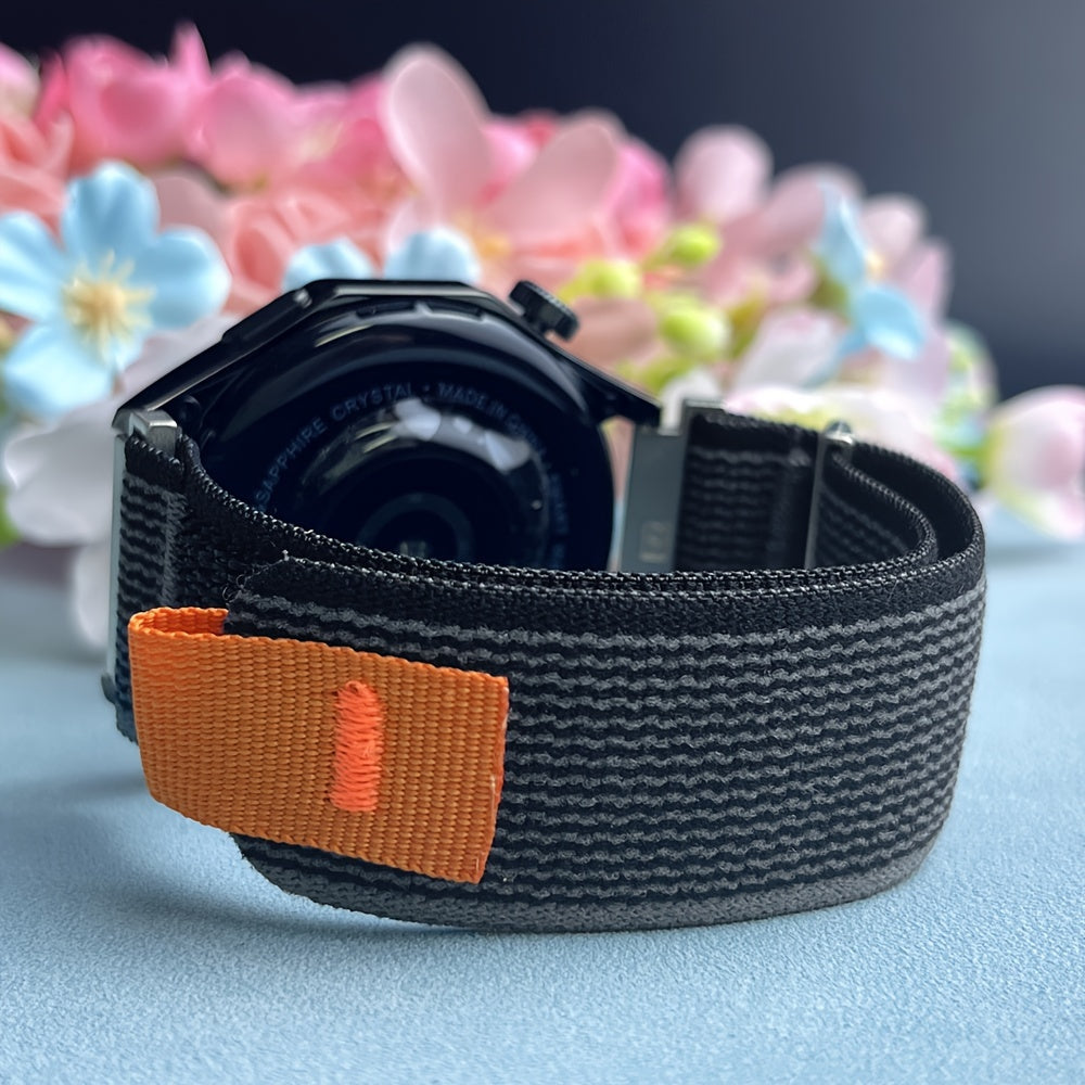 2-Pack de correas de nylon para reloj 20mm 22mm, bandas deportivas resistentes al agua para smartwatches