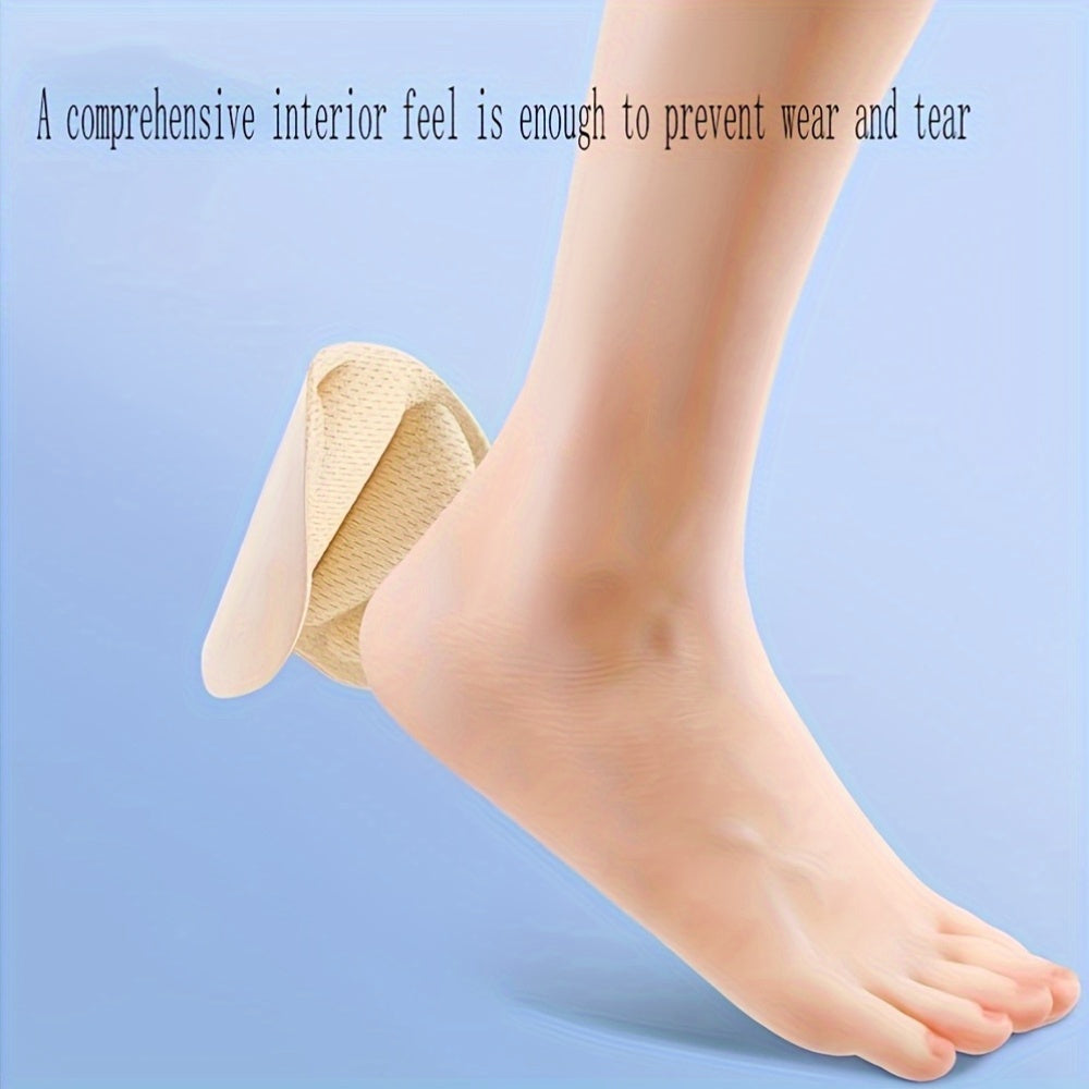 Unisex Heel Protector Pads Sticky Cushions for Shoes, Comfortable, Reusable