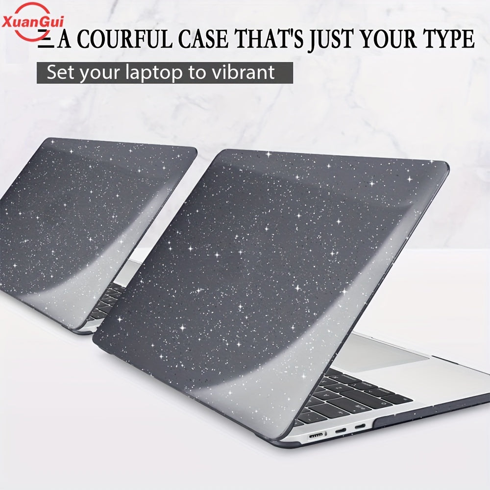 Glitter Star Waterproof Hard Shell Laptop Case for MacBook Models