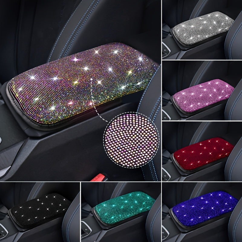 Colorful Non-slip Car Armrest Box Pad Interior Decoration
