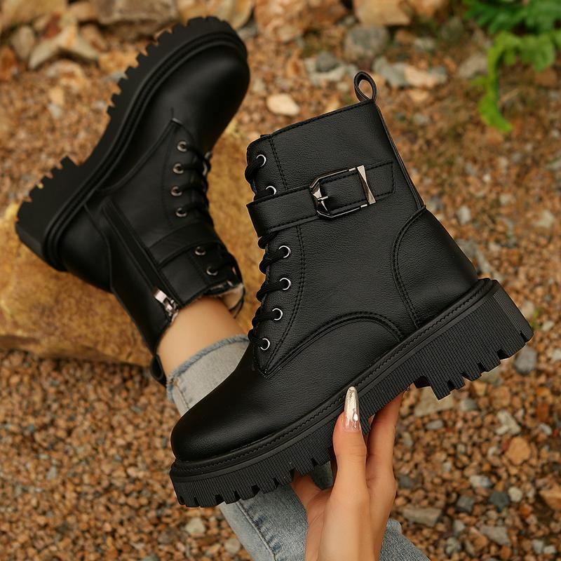 Women's Winter Ankle Boots Soft Warm Sole Anti-slip Shoes