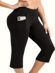 Women's Plus Size Tights Flexible Stretch Black Comfortable Durable