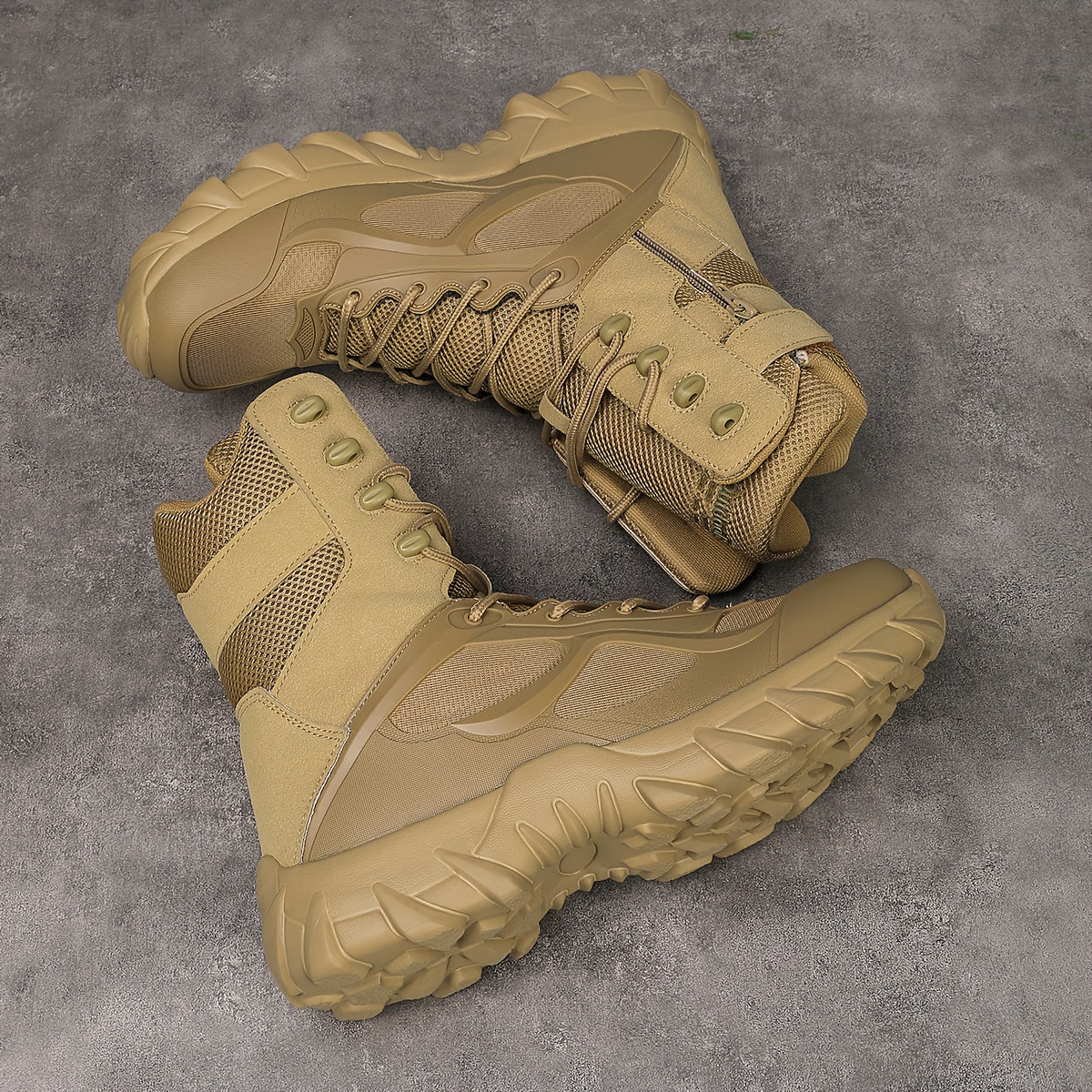 Women Winter Tactical Boots Slip-Resistant Lightweight Warm Hiking Shoes