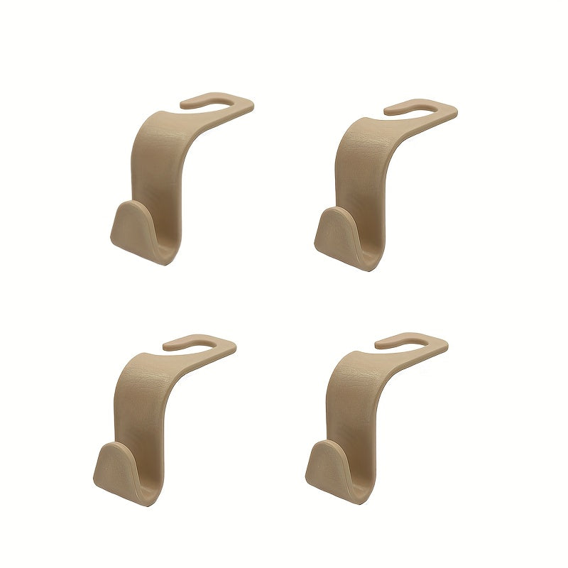 2/4 Pcs Car Seat Rear Hooks Universal Headrest Organizer Maximize Storage