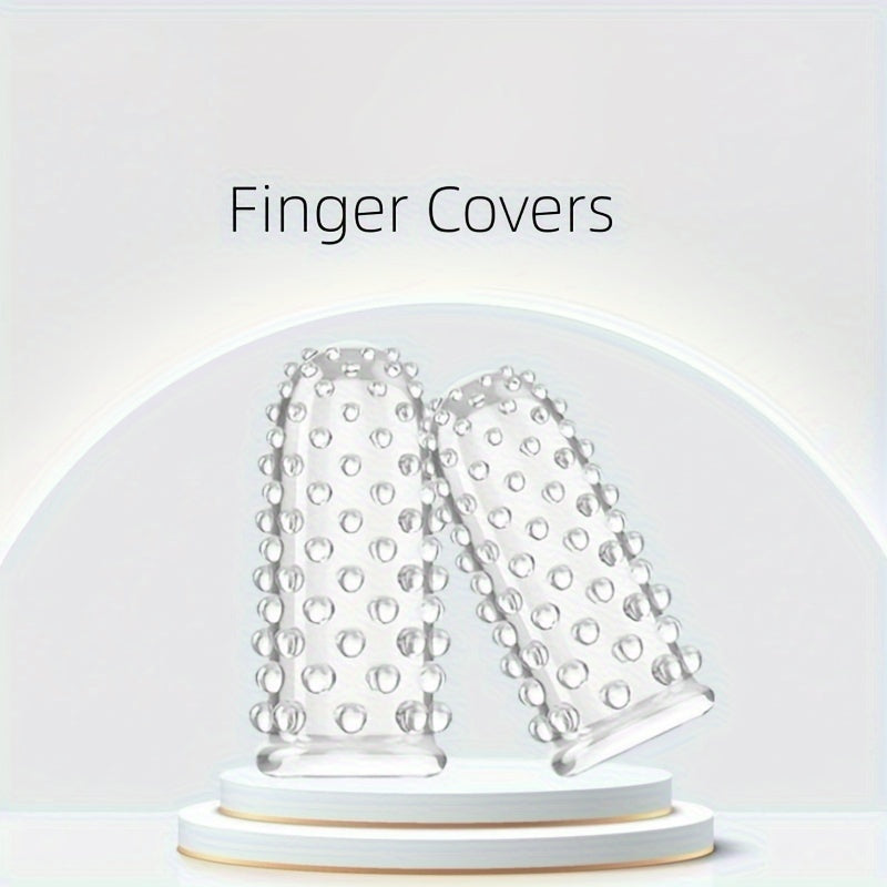 Взрослая мужская большая мягкая силиконовая накладка на палец с бугорком для G-точки или оргазма G-точки