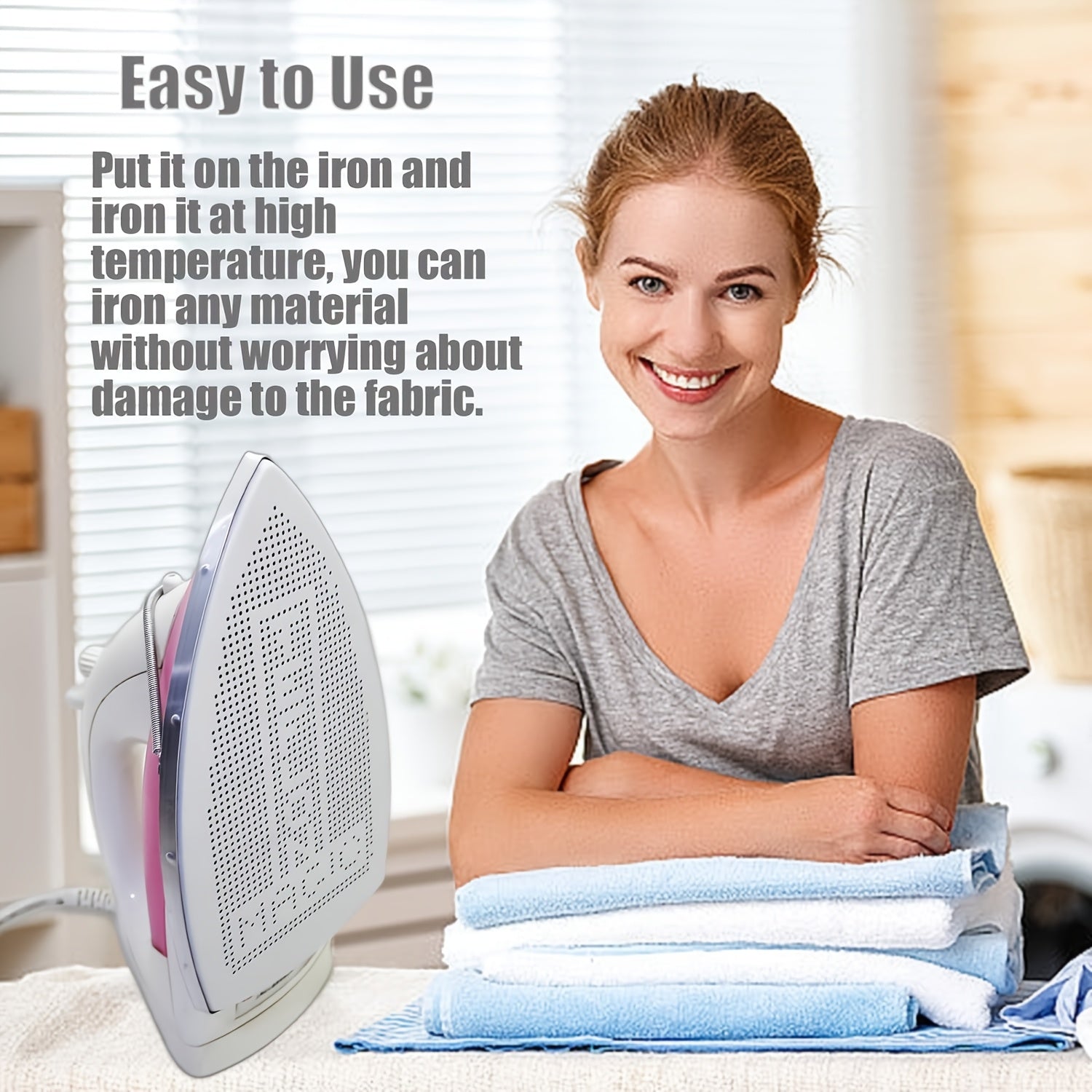 Cubierta de hierro resistente al calor para seguridad y protección en planchado industrial