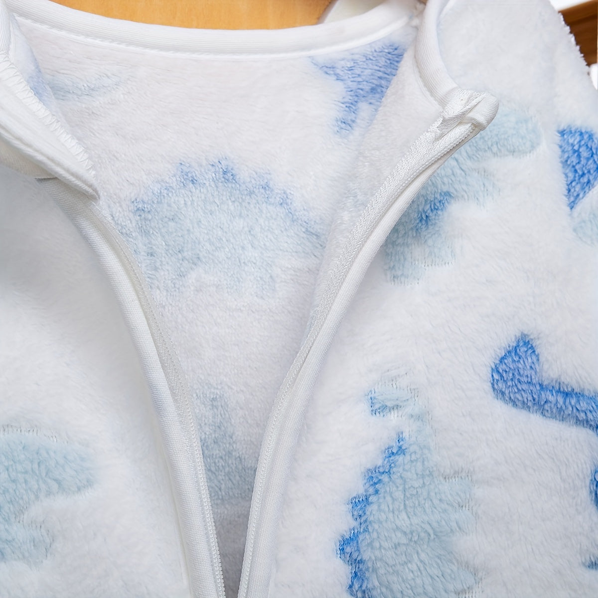 Winter Sleeping Bag Plush Blue Star Design for Kids and Adults