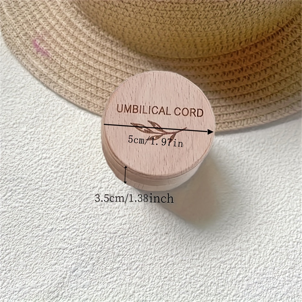 "O'yilgan Yog'och Soch Qutisi - Soch va Tishlarni Saqlash Qutisi, Umblikal Qorinni Saqlash uchun Portativ Xotira Qutisi, 14 yosh va undan katta yoshdagilar uchun mos"