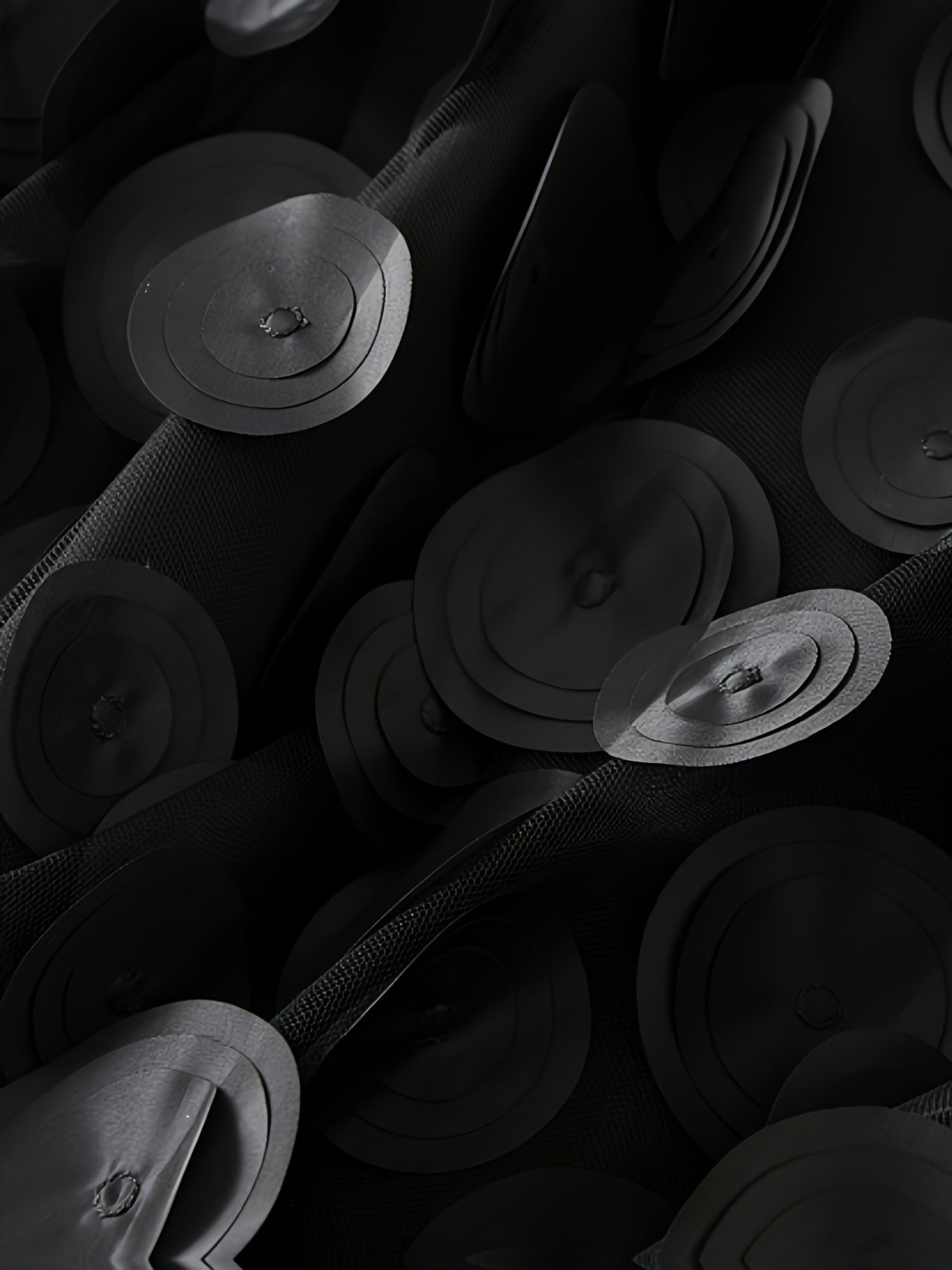 Women's High-Waist A-Line Skirt With 3D Dot Tulle Plus Size Elegant