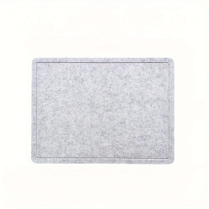 Zamonaviy uslubda to'rtburchakli jumboq mat, paxtadan tayyorlangan, sirpanmaydigan qalin yuzasi, qayta ishlatiladigan bezaklar bilan o'z-o'zidan yopishqoq stol himoyachisi, mato yuzasidagi jumboq saqlash pad, yuvilishi mumkin bo'lgan mat finish - 60x80sm