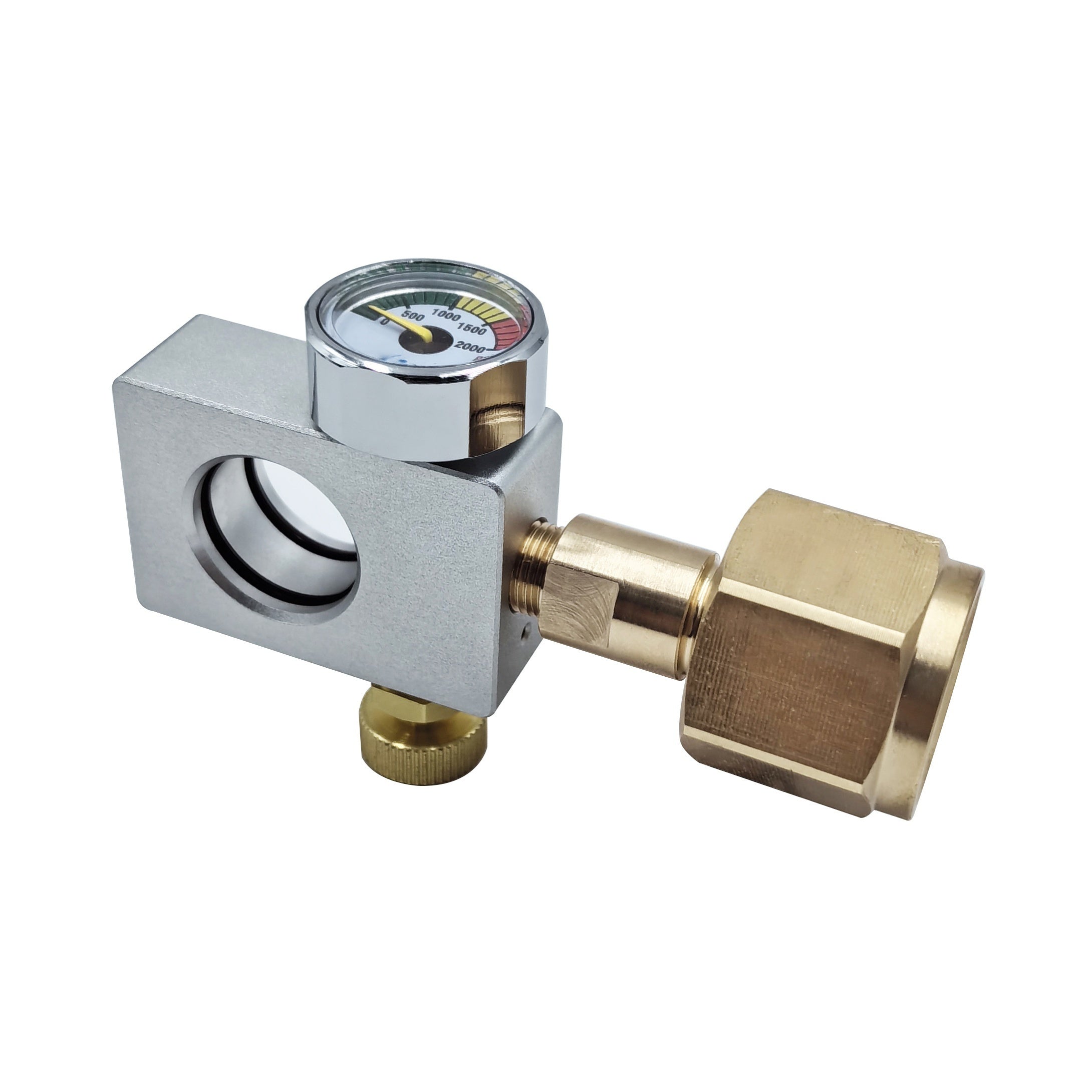 CO2 Refill Adapter for Soda Makers Compatible with Terra DUO ART Carbonators Strong Aluminum