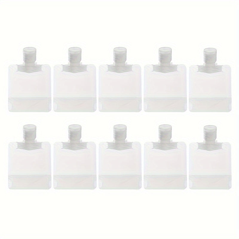 Travel Squeeze Pouches Refillable Lotion Shampoo Containers Leakproof 30/50/100ml