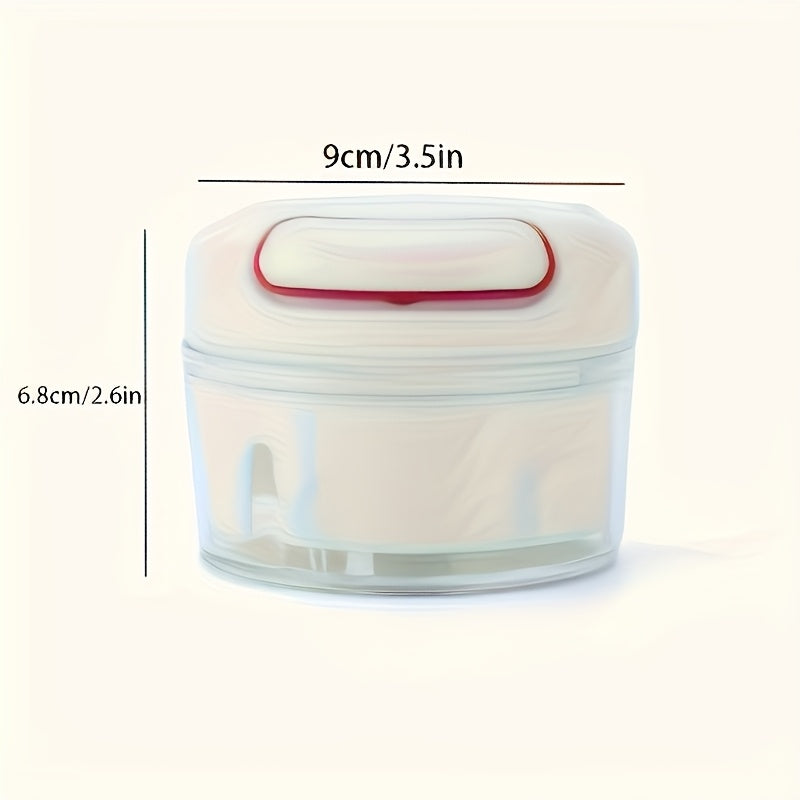 Turli ingredientlarni samarali ravishda to'g'rash, kesish va tayyorlash uchun mo'ljallangan ko'p funksiyali qo'l oziq-ovqat protsessor.