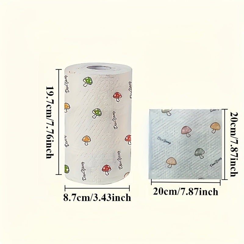 100 Pack Multi-Purpose Kitchen Towels Reusable Absorbent Dishcloths for Cleaning