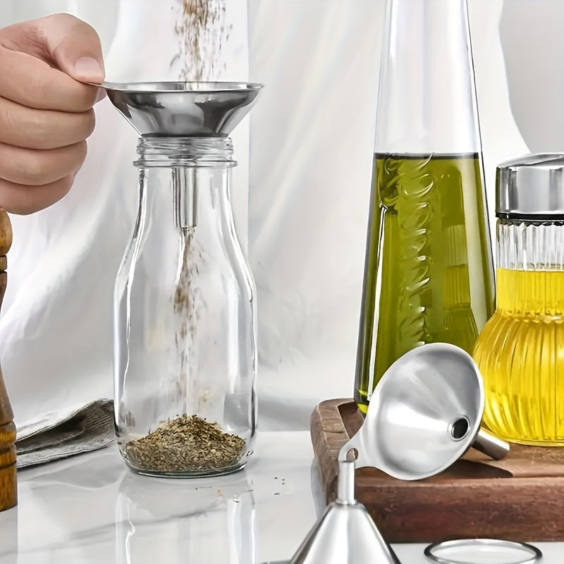 3 ta zanglamaydigan po'latdan tayyorlangan ko'p maqsadli filtrlash uchun mo'ljallangan filtrlash uchun, issiqlikka chidamli, oshxona asboblari