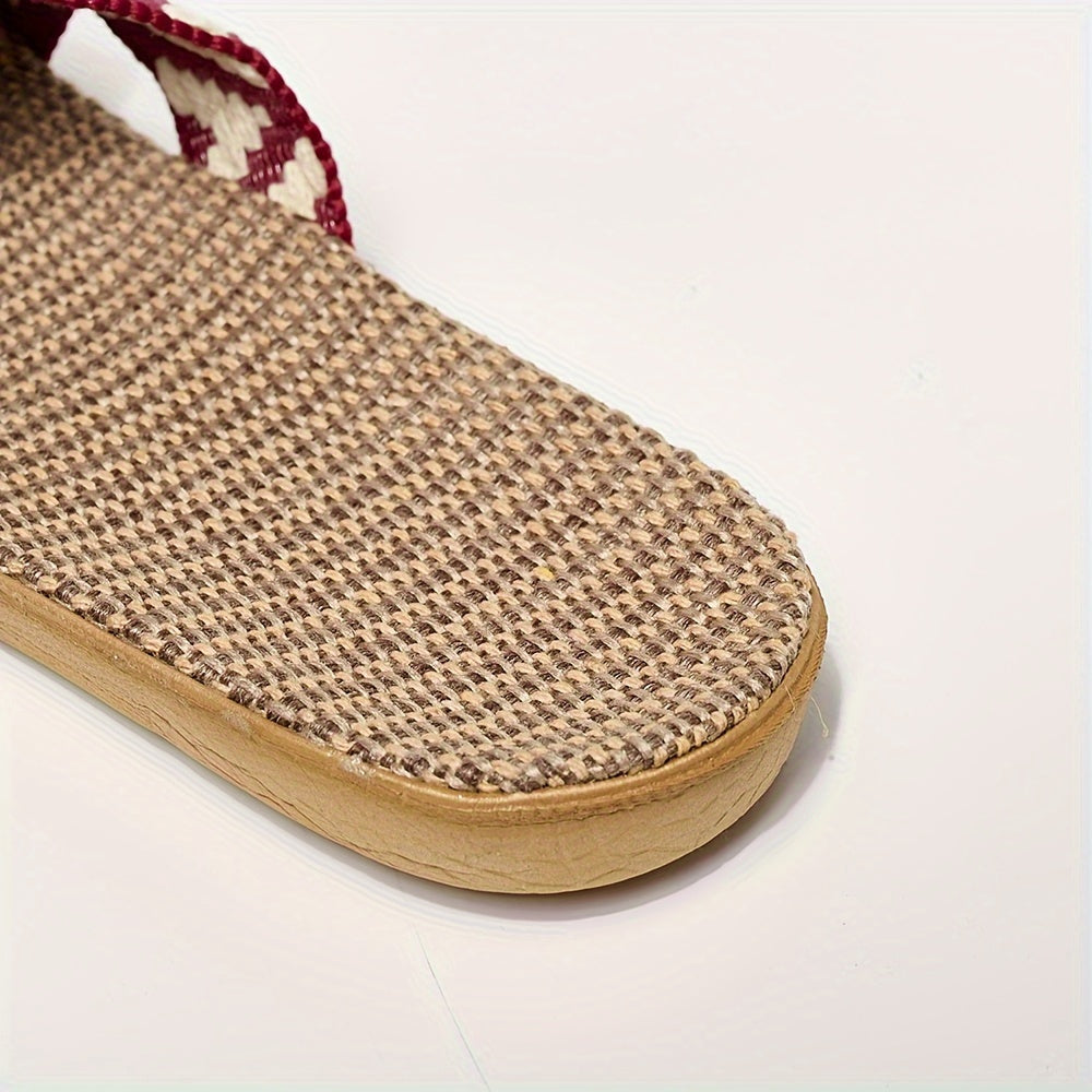 Women Open Toe Slides Casual Slip-On Summer Flat Shoes