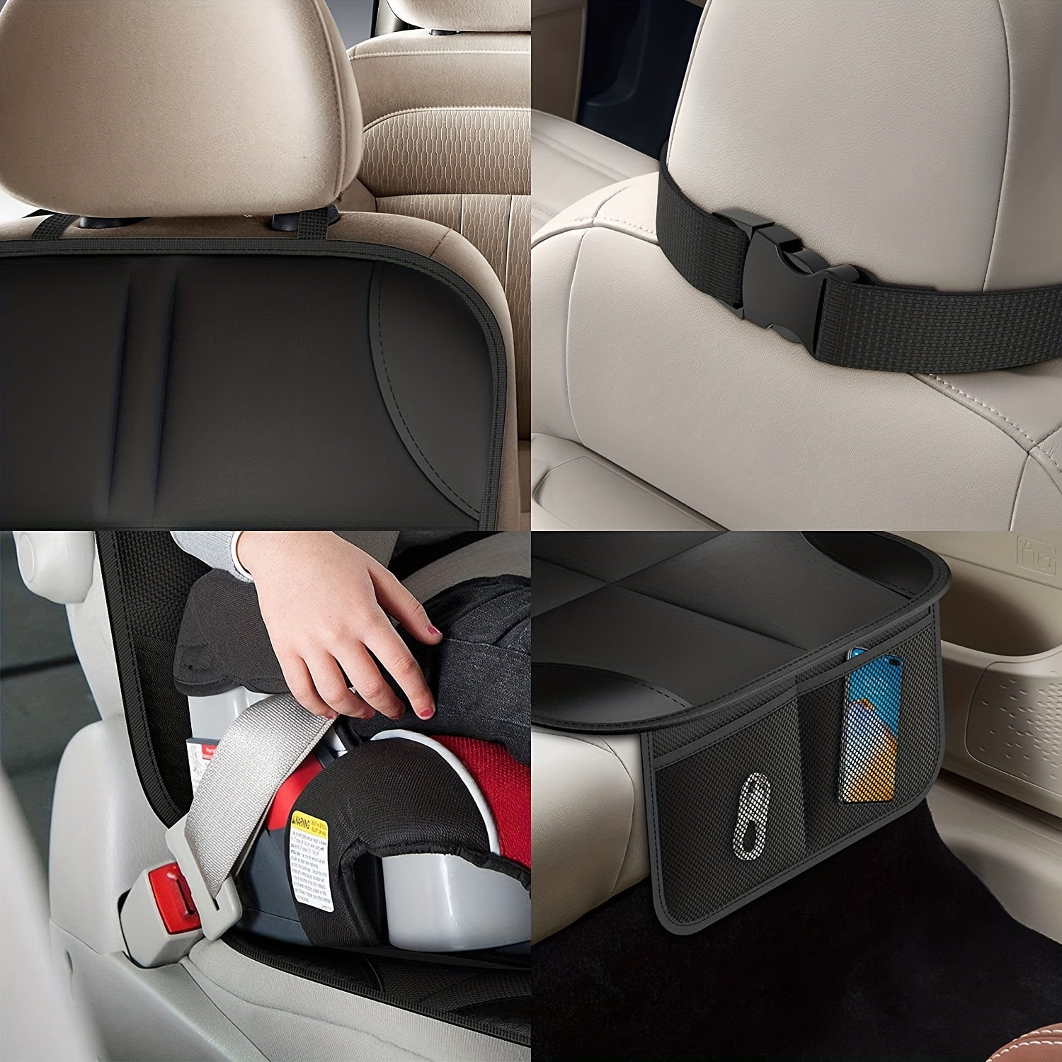Child Car Seat Cushion Anti-Slip Dirt-Resistant Comfort Padding