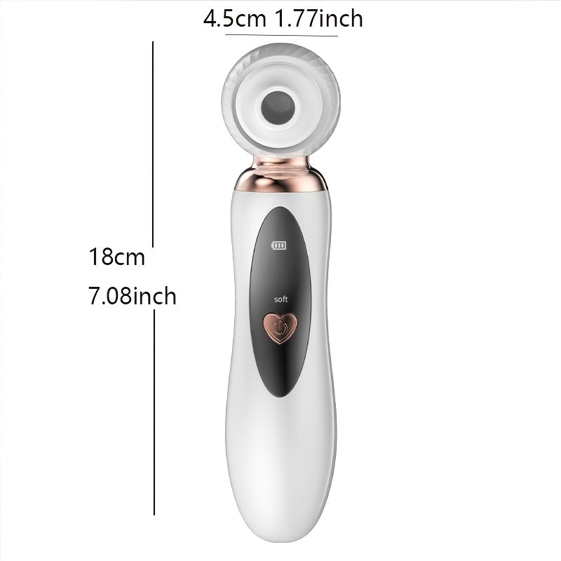 Blackhead Remover Vacuum for Men and Women USB Rechargeable with Magnifying Glass 3 Modes 3 Suction Heads