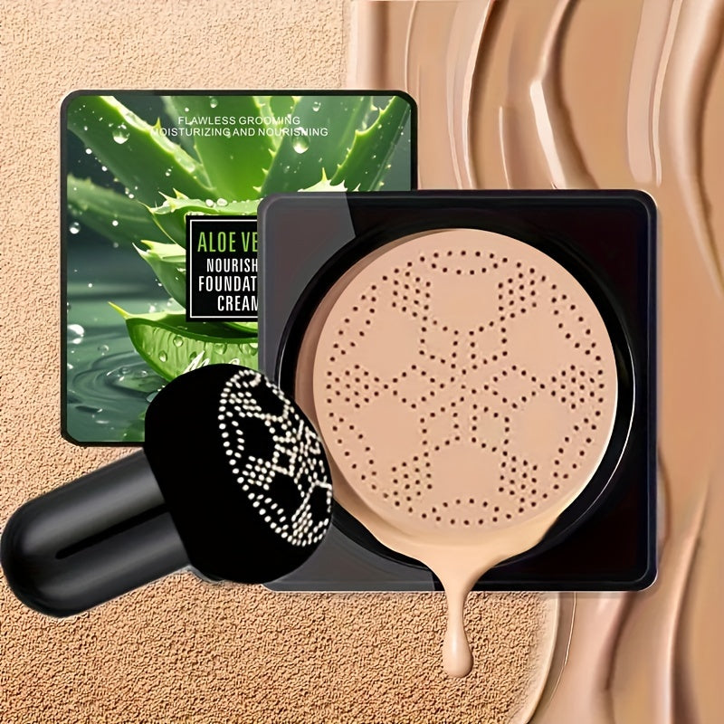 Women Hydrating Foundation Cream Oil-Control Waterproof Light Beige