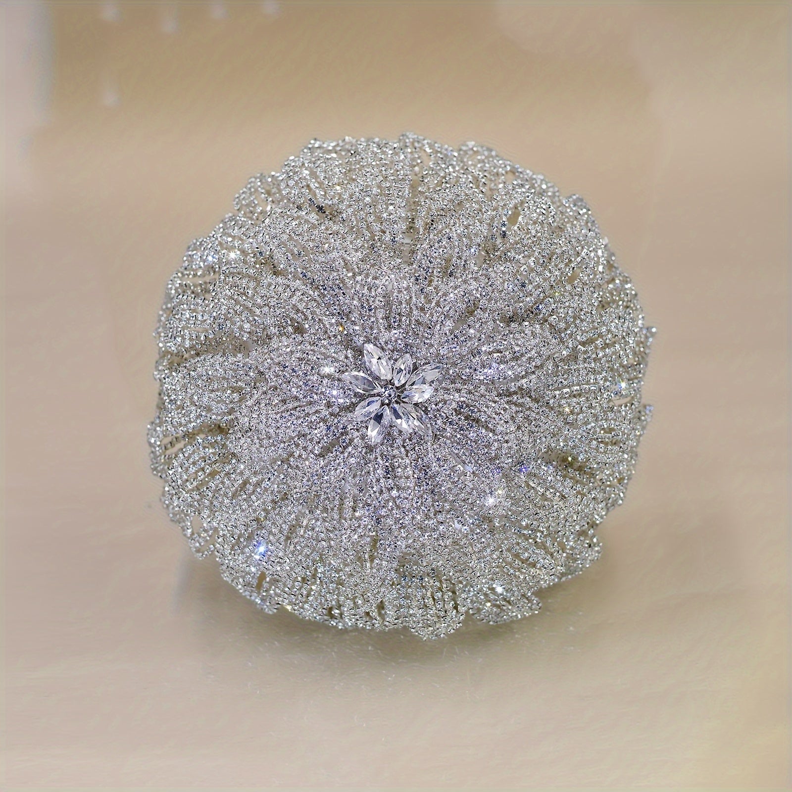 Sparkling Rhinestone Handheld Bouquet for Weddings and Special Occasions