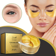 Unisex All Skin Moisturizing Eye Masks with Avocado and Gold for Firming and Tightening